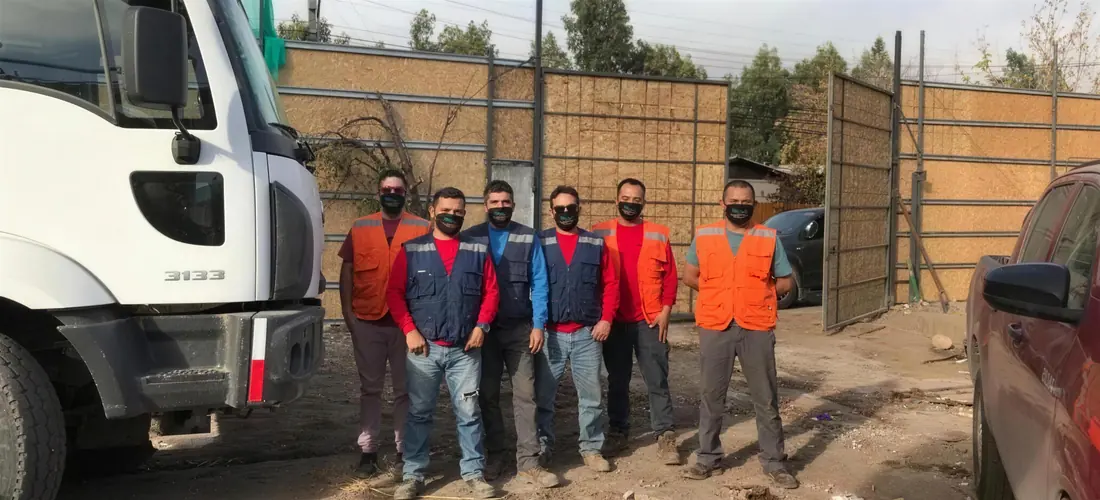 Equipo DEXA Chile en terreno